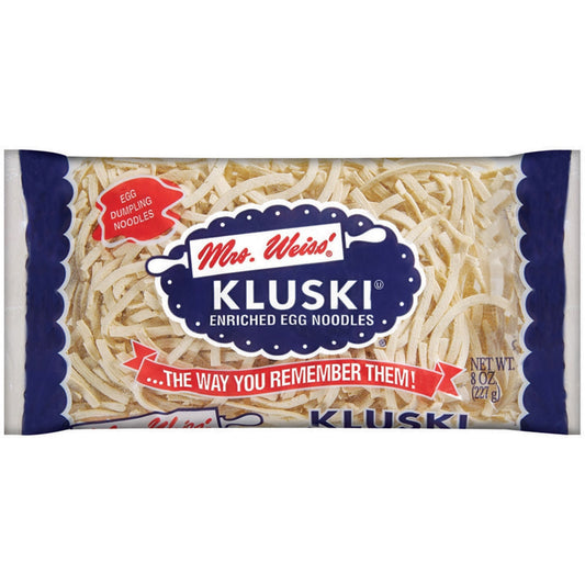 Mrs. Weiss Pasta Kluski Egg Dumpling Noodle; 8 Ounces; 12 Per Case - High Mart Wholesale