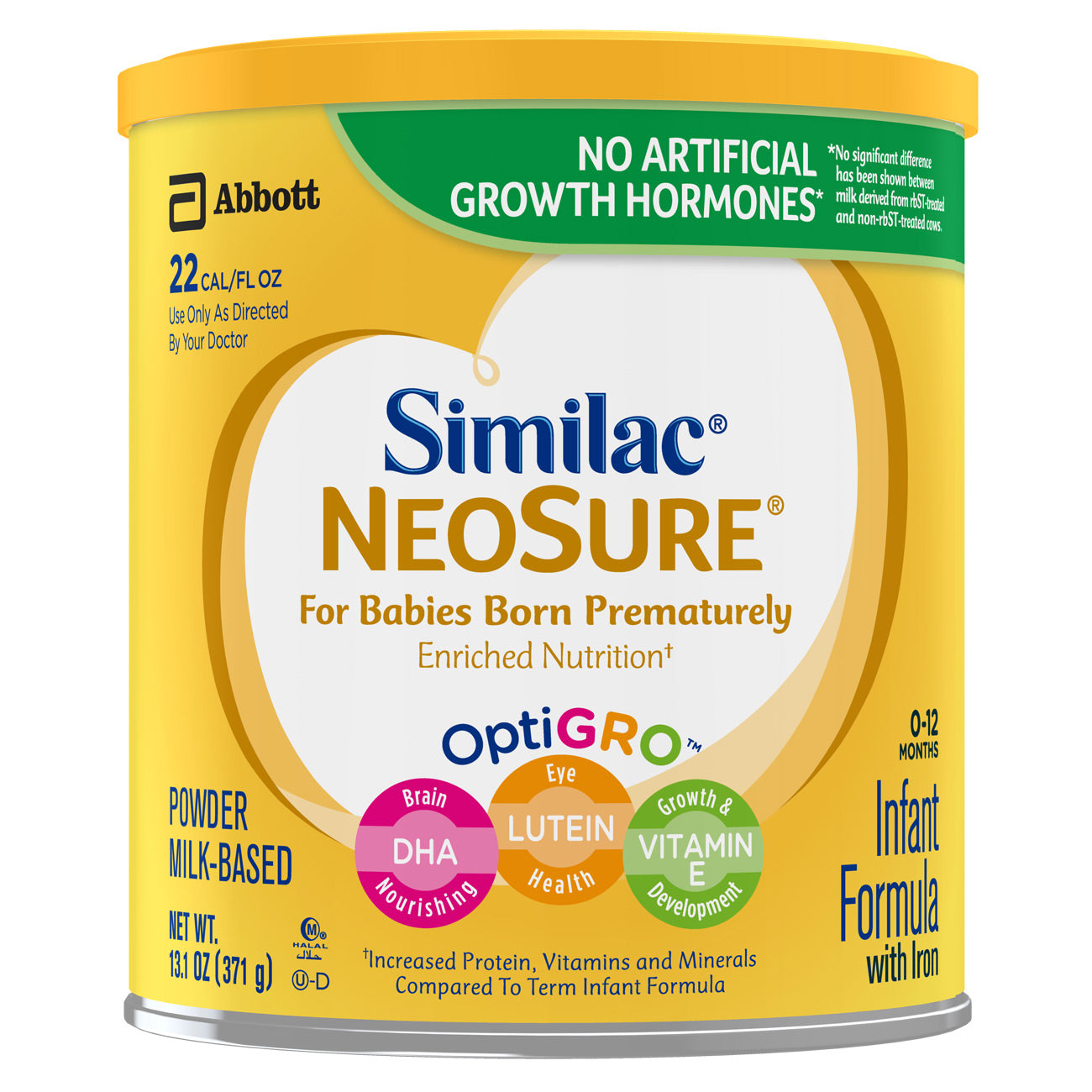 Similac Neosure Premature Milk-Based Powder Infant Formula Can With Iron; 13.1 Ounce; 6 Per Case - High Mart Wholesale