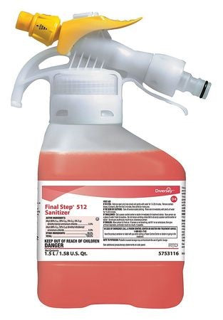 Final Step Sanitizer 512; 1.5 Liter; 2 Per Case - High Mart Wholesale