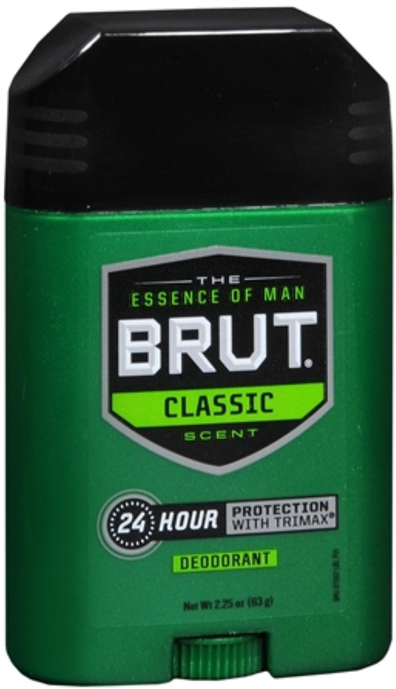 Brut Classic Deodorant Oval Solid; 2.7 Ounce; 6 Per Box; 2 Per Case