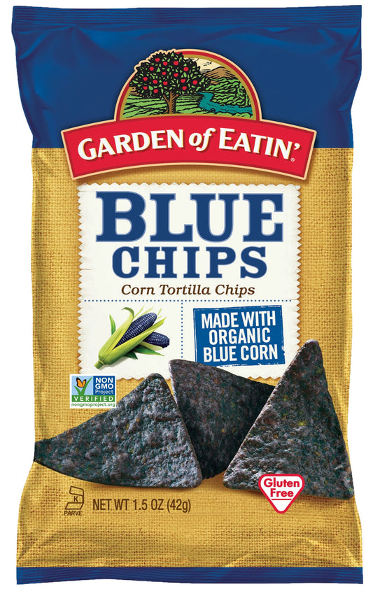 Garden Of Eatin' Blue Chips Snack Size; 1.5 Ounce; 24 Per Case