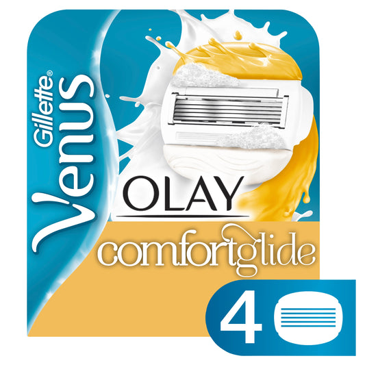 Venus Comfort Glide Razor 5 Blade Refills; 4 Count; 4 Per Box; 9 Per Case