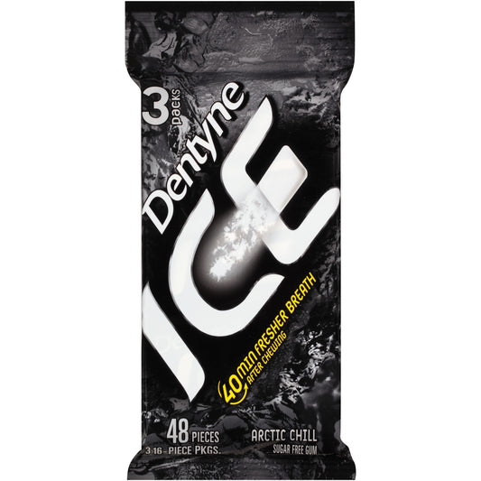 Dentyne Ice Gum Artic Chill 3 Pack; 48 Count; 20 Per Case