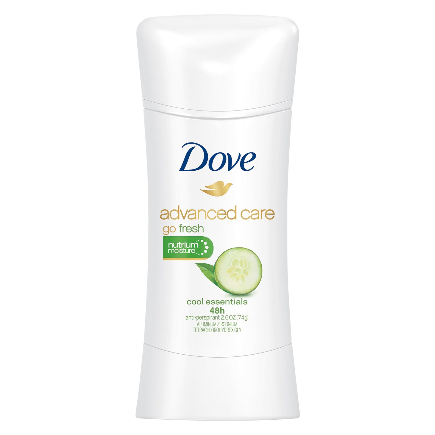 Dove Advanced Care Cool Essentials Antiperspirant/Deodorant Bar; 1 Each; 6 Per Box; 2 Per Case