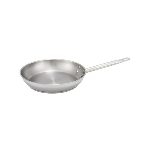 Winco Fry Pan Stainless Steel 9 1/2"; 1 Each - High Mart Wholesale