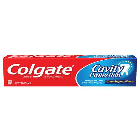 Colgate Cavity Protection Great Regular Flavor Toothpaste; 4 Ounces; 6 Per Box; 4 Per Case