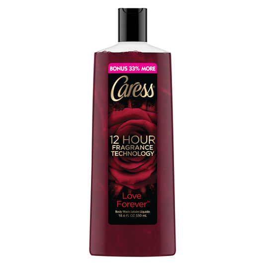 Caress Body Wash Love Forever; 18.6 Fluid Ounces; 6 Per Case