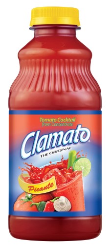 Clamato Juice Picante Plastic; 32 Fluid Ounces; 12 Per Case