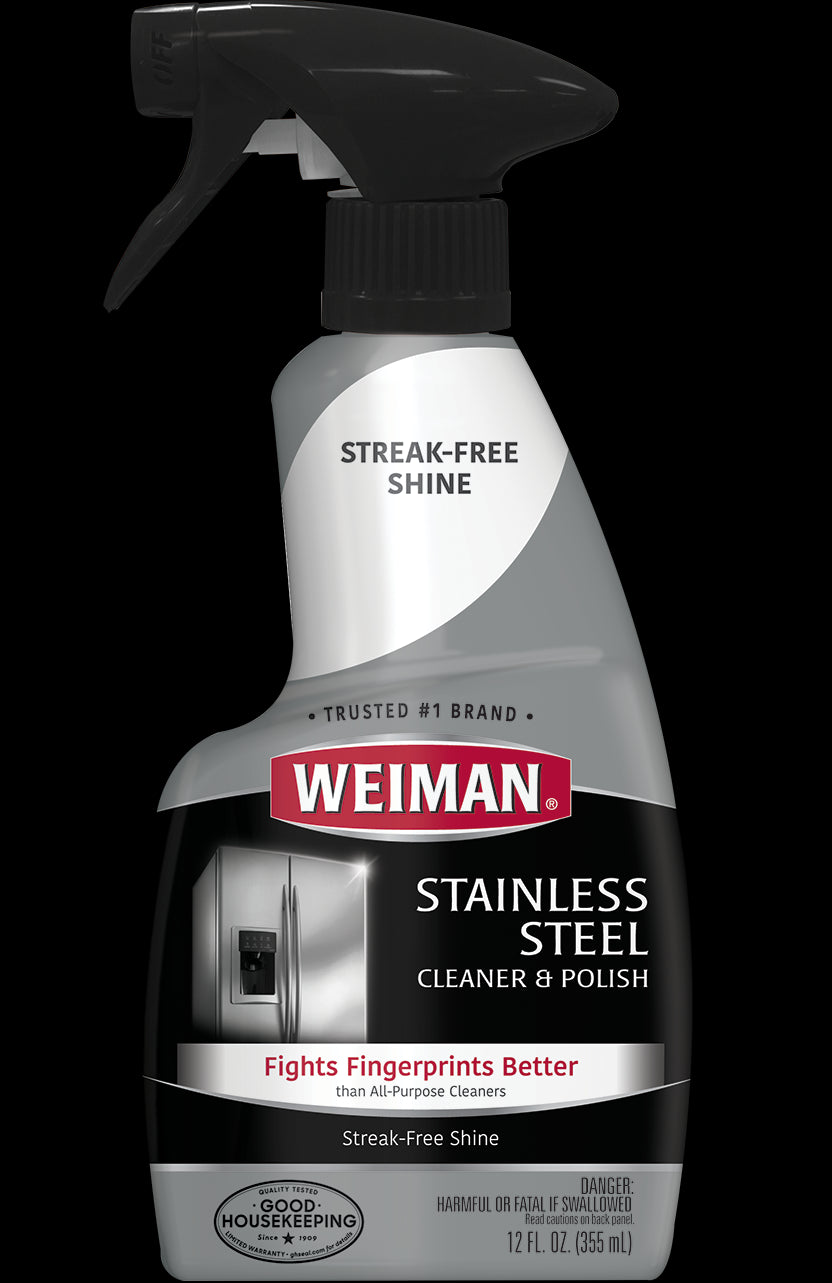 Weiman Products Stainless Steel Clean & Polish; 12 Fluid Ounce; 6 Per Case - High Mart Wholesale