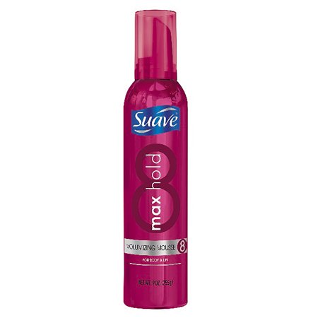 Suave Economy Size Max Hold Volumizing Mousse; 9 Fluid Ounces; 3 Per Box; 4 Per Case