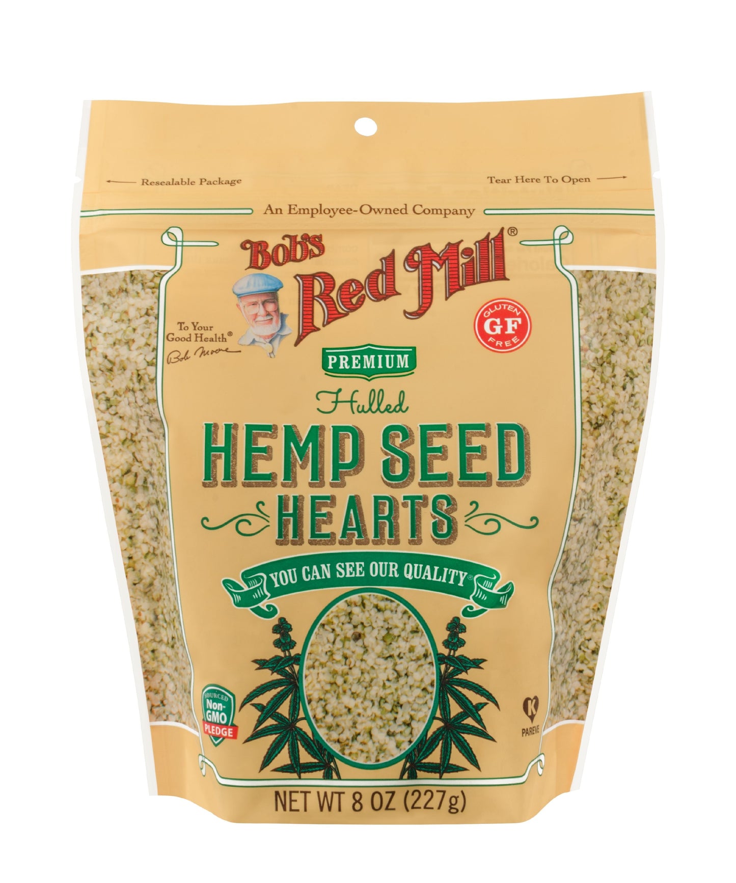 Bob's Red Mill Natural Foods Inc Hulled Hemp Seed Hearts; 8 Ounces; 5 Per Case