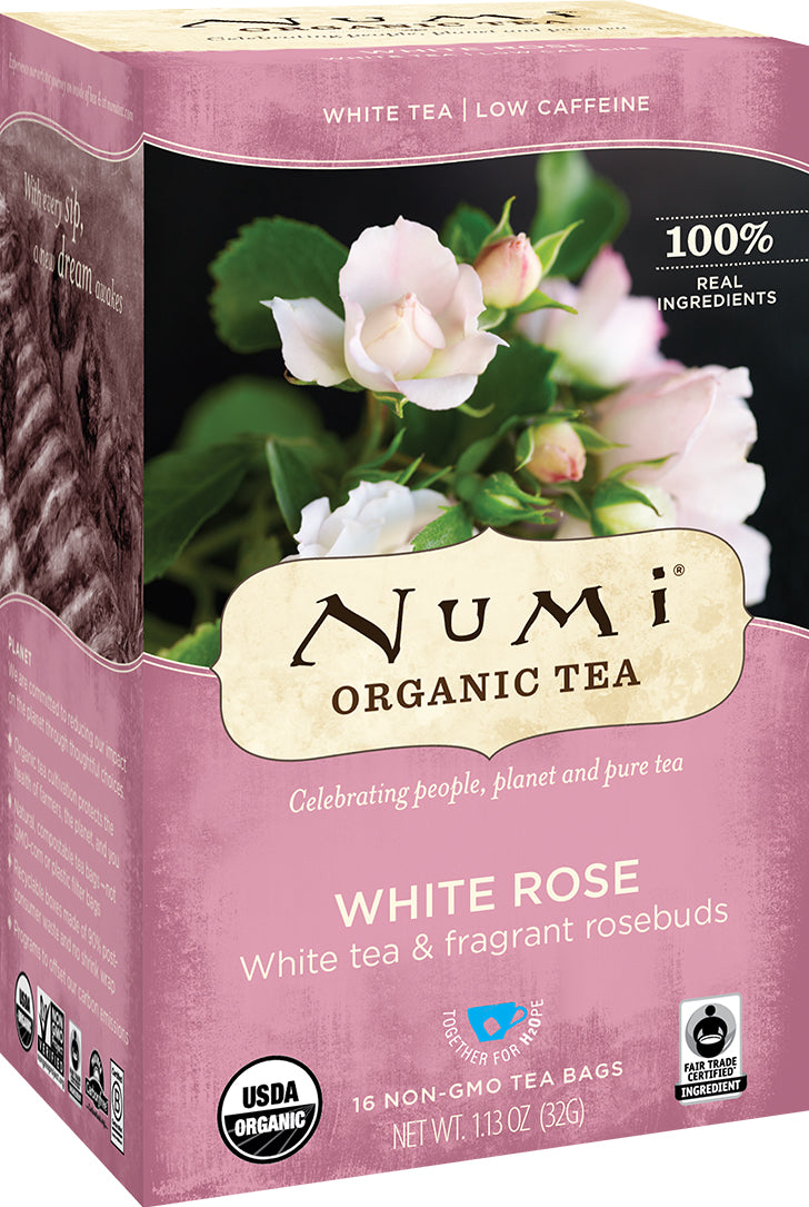 Numi White Rose Tea; 16 Count; 6 Per Case - High Mart Wholesale