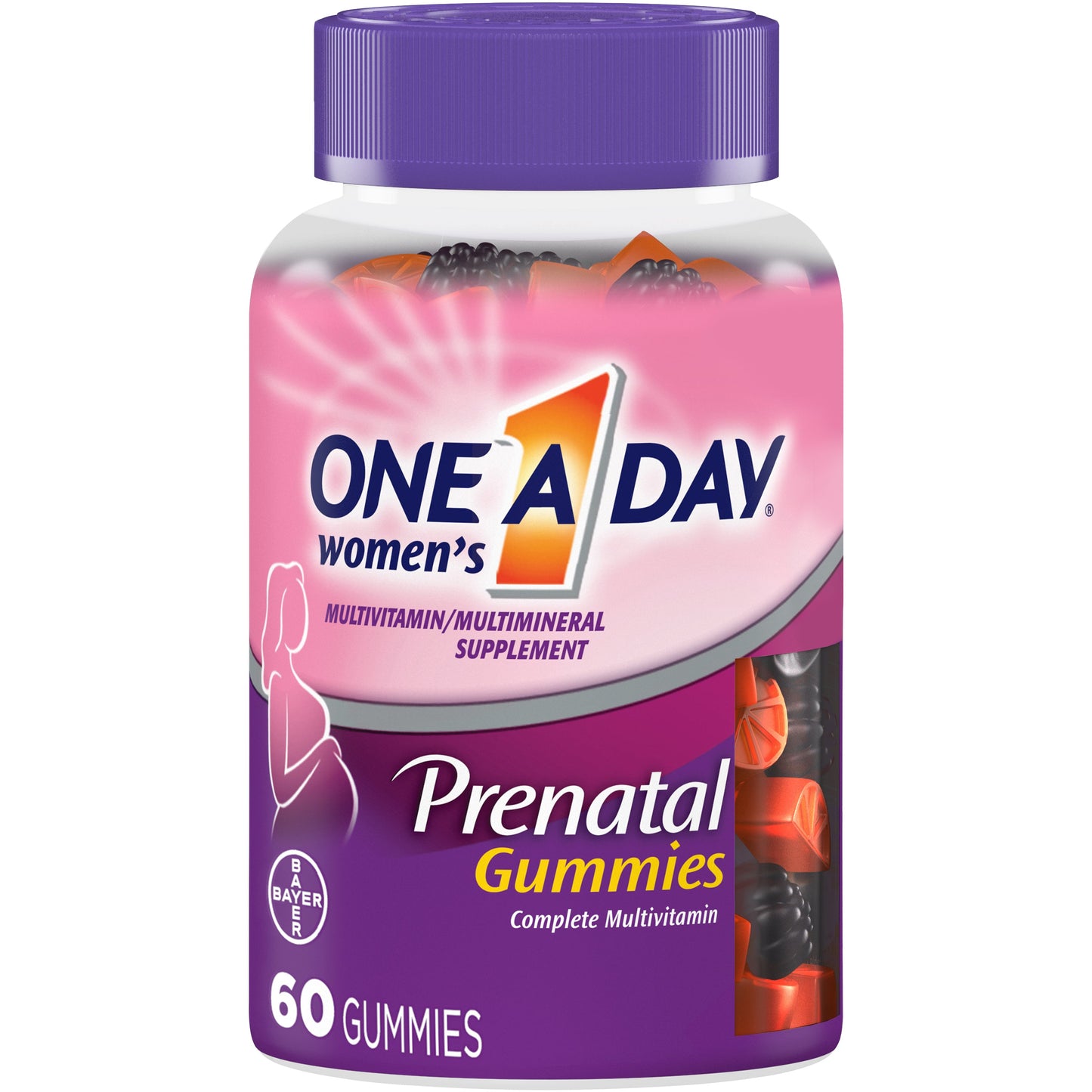 One-A-Day Oad Prenatal Movie Gummy; 60 Piece; 3 Per Box; 8 Per Case