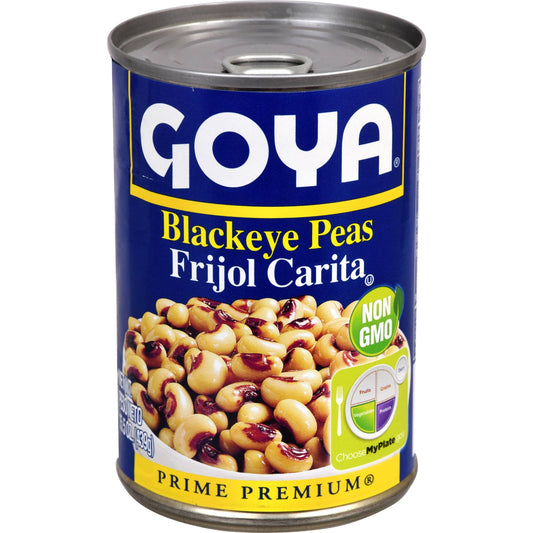 Goya Black Eyed Peas Canned; 15.5 Ounces; 24 Per Case - High Mart Wholesale