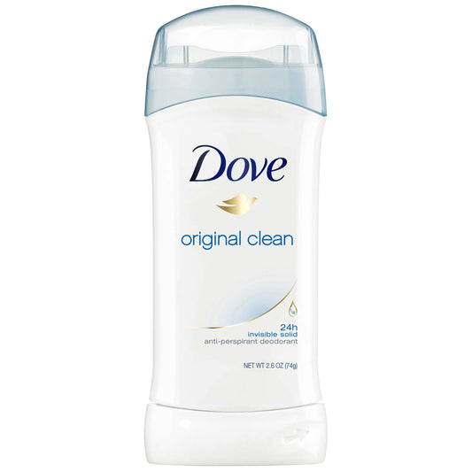 Dove Invisible Solid Original Clean Powder Antiperspirant; 2.6 Ounces; 6 Per Box; 2 Per Case