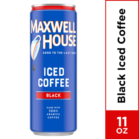 Maxwell House Iced Coffee Black; 11 Fluid Ounces; 12 Per Case - High Mart Wholesale