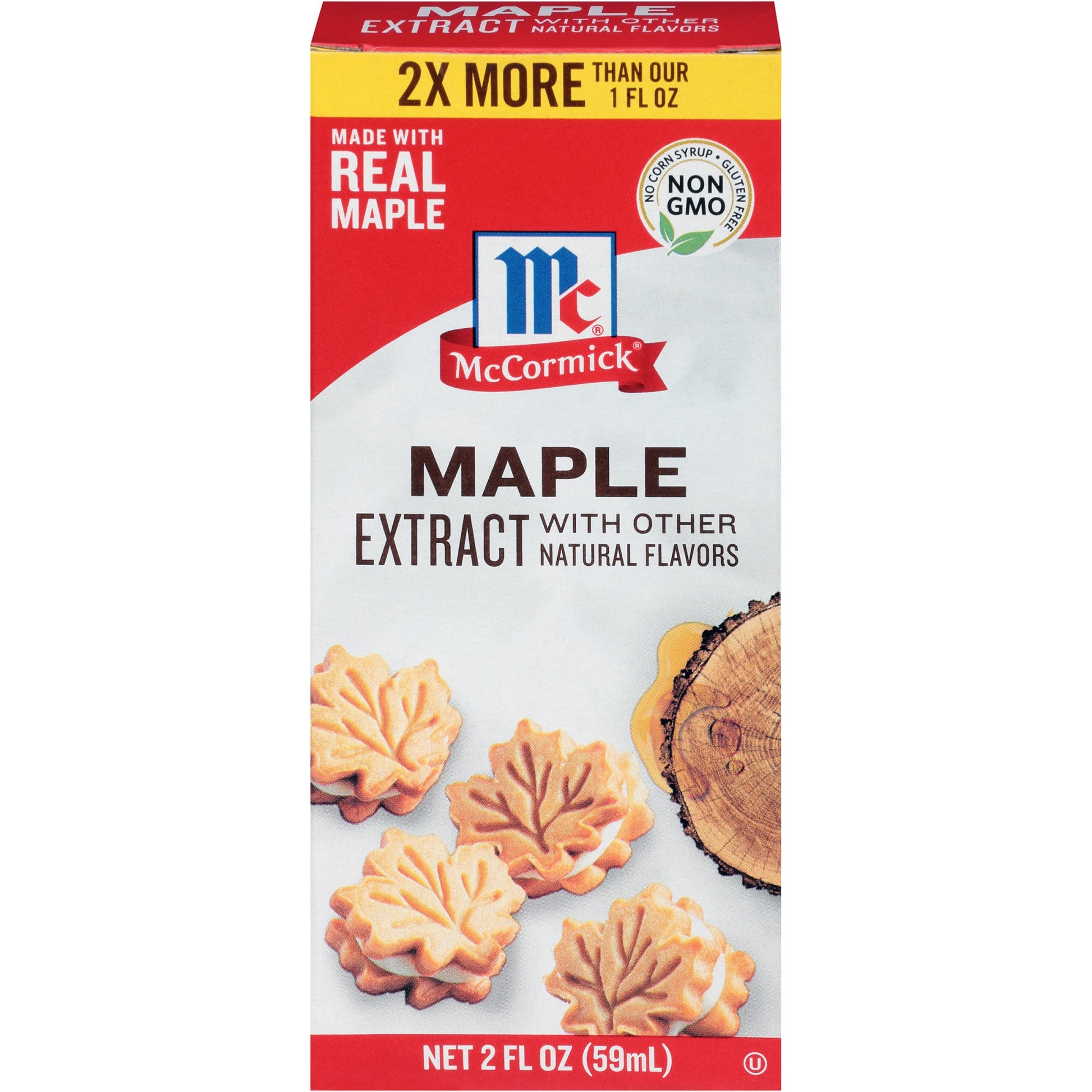 Mccormick Maple Extract; 2 Fluid Ounces; 6 Per Box; 12 Per Case - High Mart Wholesale