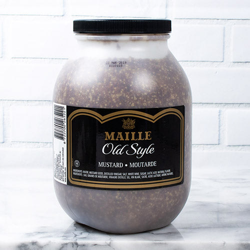 Maille Old Style Mustard Bulk; 1 Gallon; 4 Per Case - High Mart Wholesale