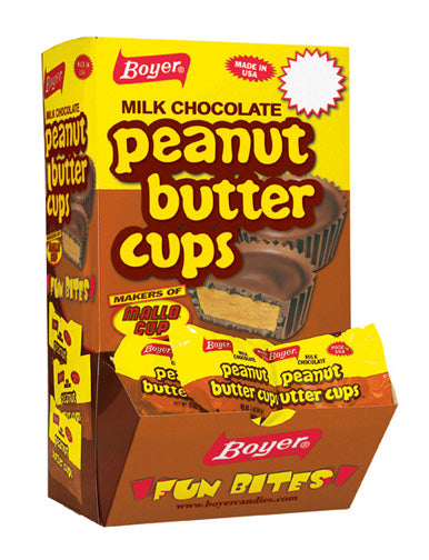 Peanut Butter Cup Candy Bulk; 0.5 Ounce; 450 Per Case