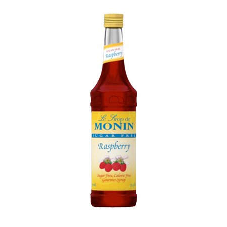 Monin Sugar-Free Raspberry Syrup; 1 Liter; 4 Per Case - High Mart Wholesale