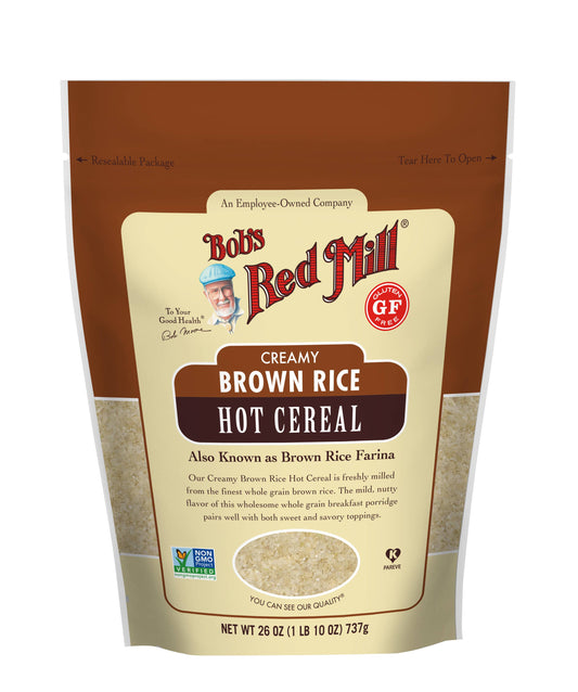 Bob's Red Mill Natural Foods Inc Gluten Free Cereal Brown Rice Farina; 26 Ounces; 4 Per Case