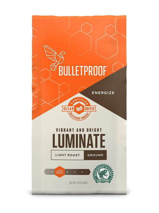 Bulletproof Luminate Light Roast Ground Coffee; 12 Ounce; 6 Per Case - High Mart Wholesale