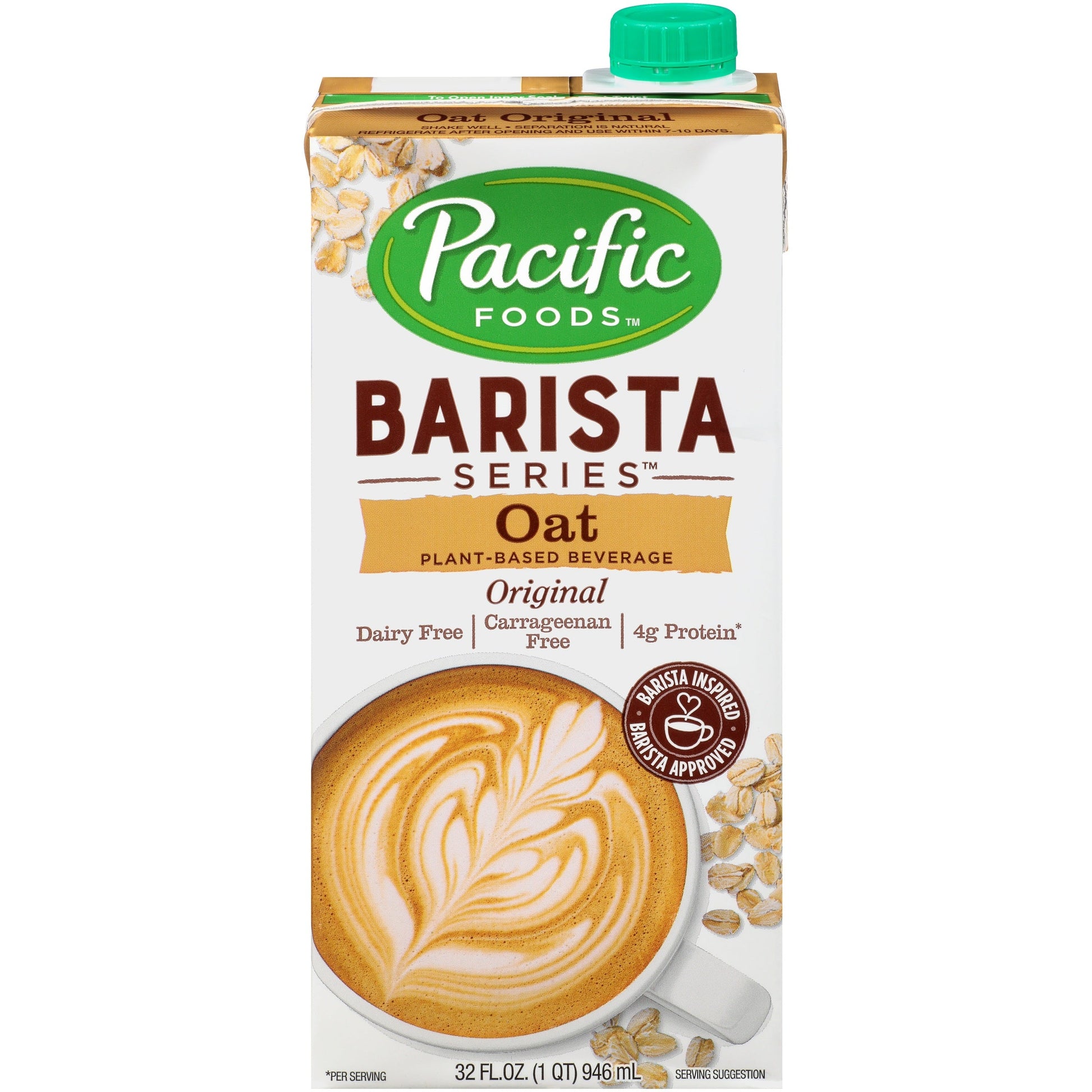 Barista Barista Series Original Oat Milk; 32 Fluid Ounce; 12 Per Case - High Mart Wholesale