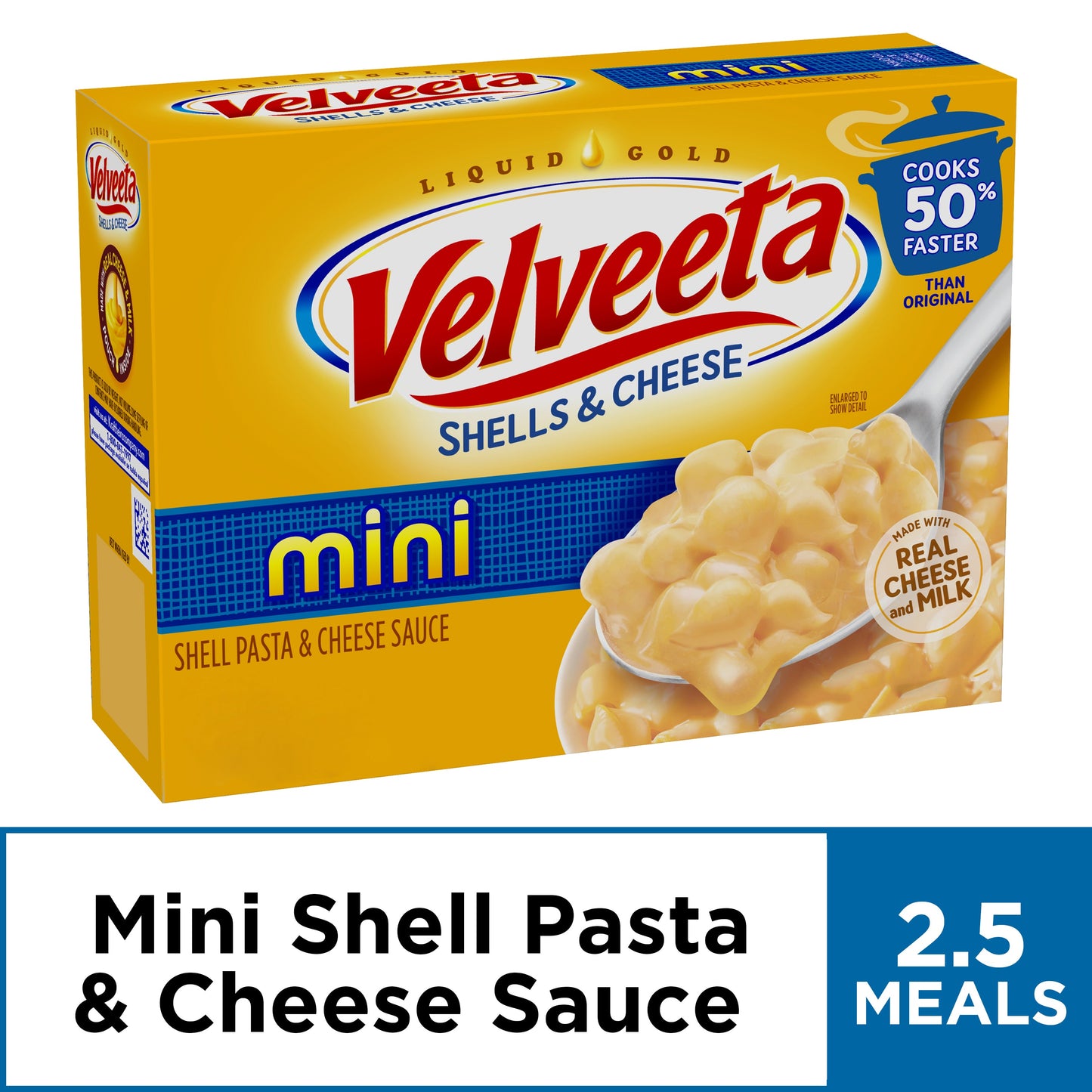 Velveeta Mini Shells Deluxe Liquid Dinner; 10.1 Ounces; 12 Per Case