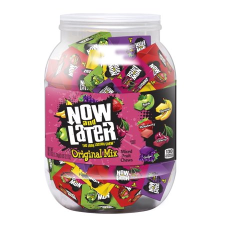 Now & Later Original Mix Jar; 60.7 Ounce; 6 Per Case - High Mart Wholesale