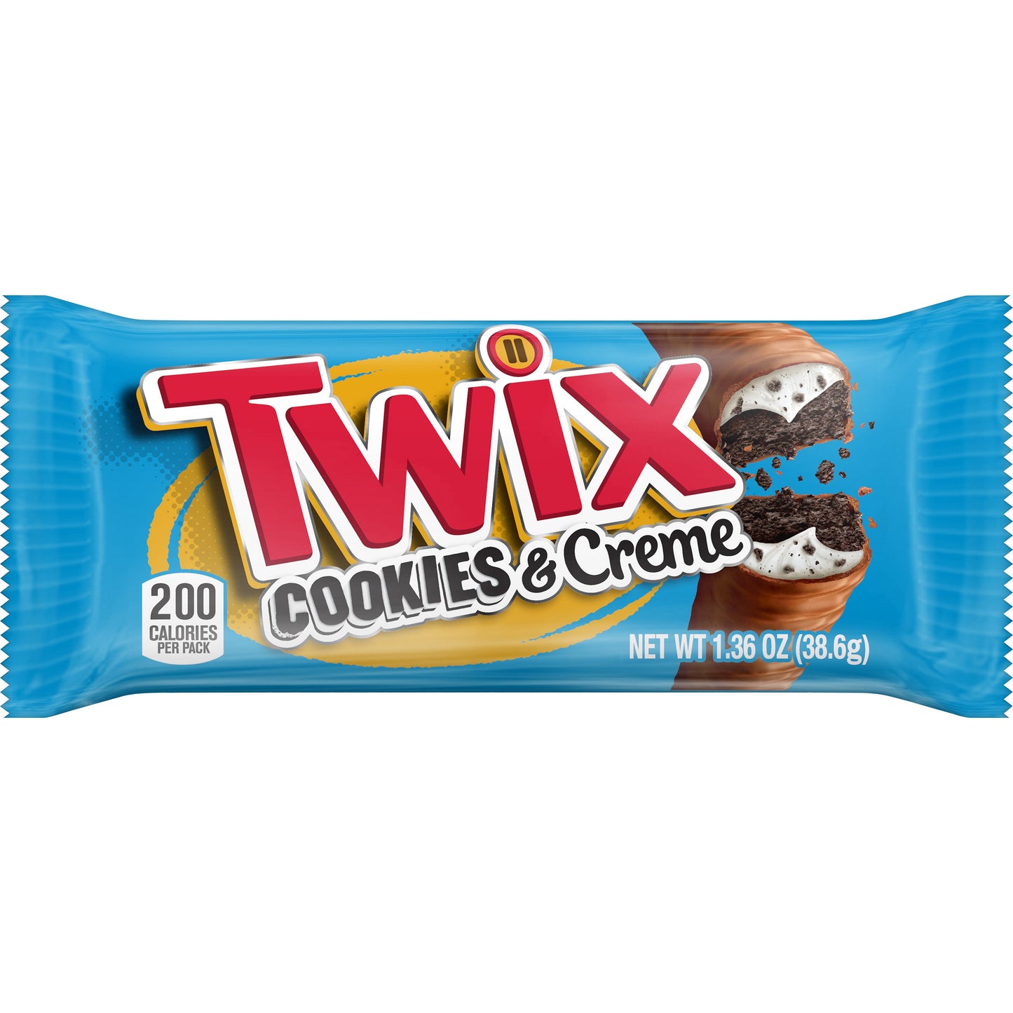 Twix Cookies & Creme Single; 1.36 Ounces; 20 Per Box; 12 Per Case