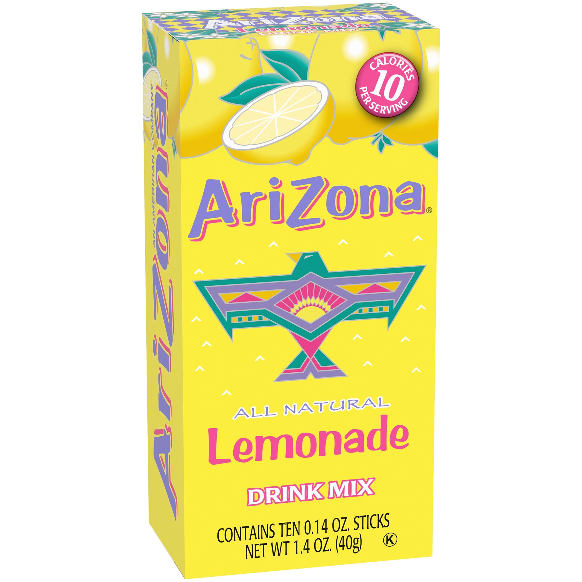 Arizona Lemonade Powdered Soft Drink; 1.41 Ounces; 12 Per Case - High Mart Wholesale