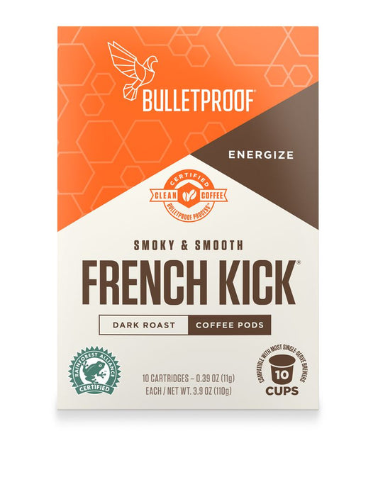 Bulletproof French Kick Coffee Pods; 3.9 Ounces; 6 Per Case - High Mart Wholesale