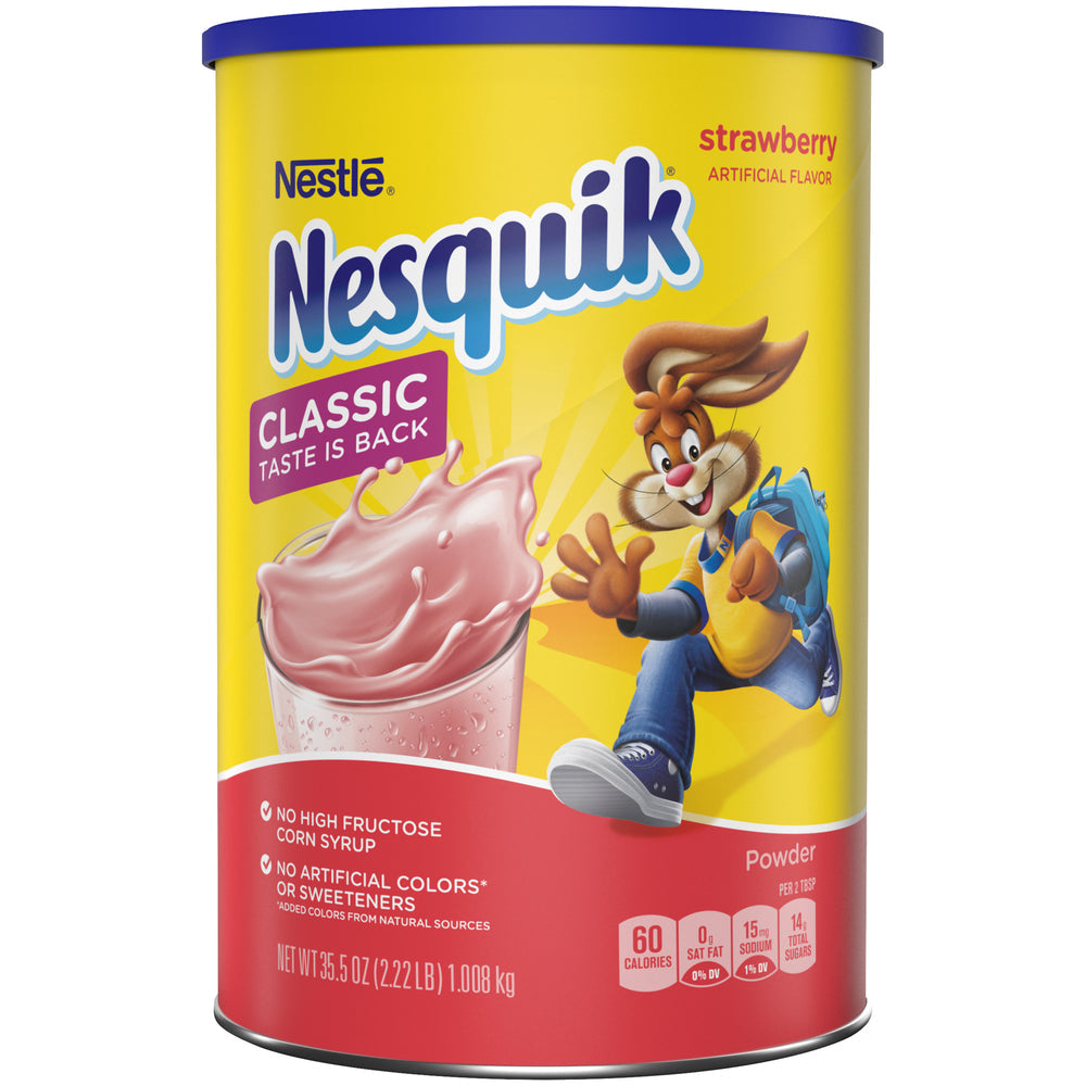 Nesquik Strawberry Powder; 35.5 Ounces; 3 Per Case