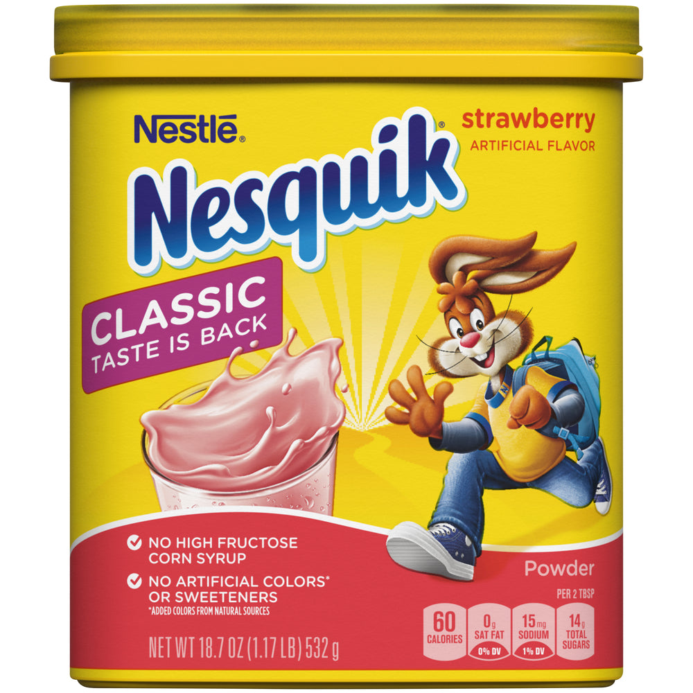Nesquik Strawberry Powder; 18.7 Ounces; 6 Per Case