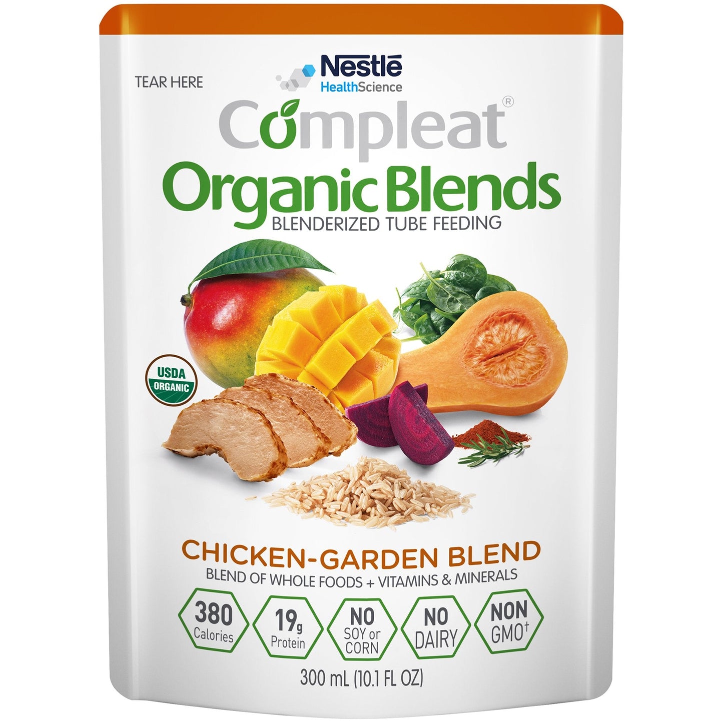 Nestle Compleat Organic Blends Chicken-Garden Blend; 10.1 Fluid Ounces; 8 Per Case - High Mart Wholesale