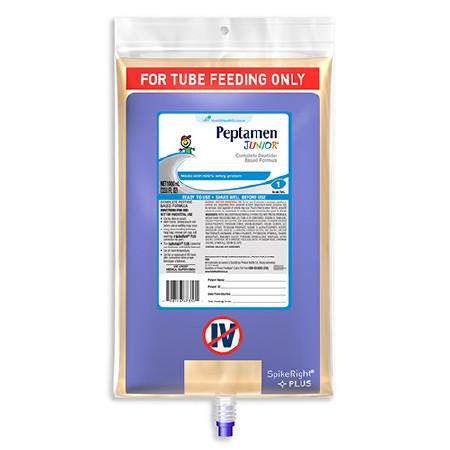 Peptamen Junior Pediatric Tube Feeding Tubefed Complete With Prebio Nutrition; 33.8 Fluid Ounce; 6 Per Case - High Mart Wholesale