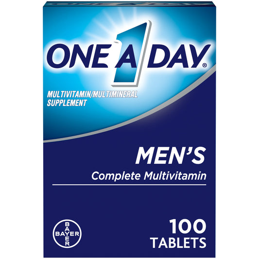 One-A-Day Mens Health; 100 Piece; 3 Per Box; 8 Per Case