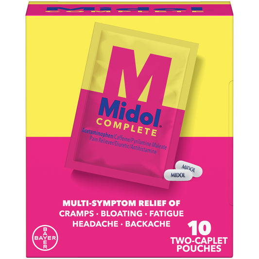 Midol On The Go; 20 Piece; 3 Per Box; 12 Per Case - High Mart Wholesale