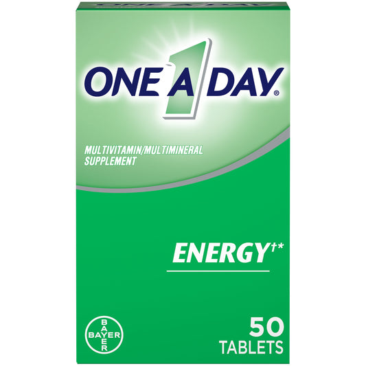 One-A-Day Oad Energy 50S; 50 Piece; 3 Per Box; 8 Per Case