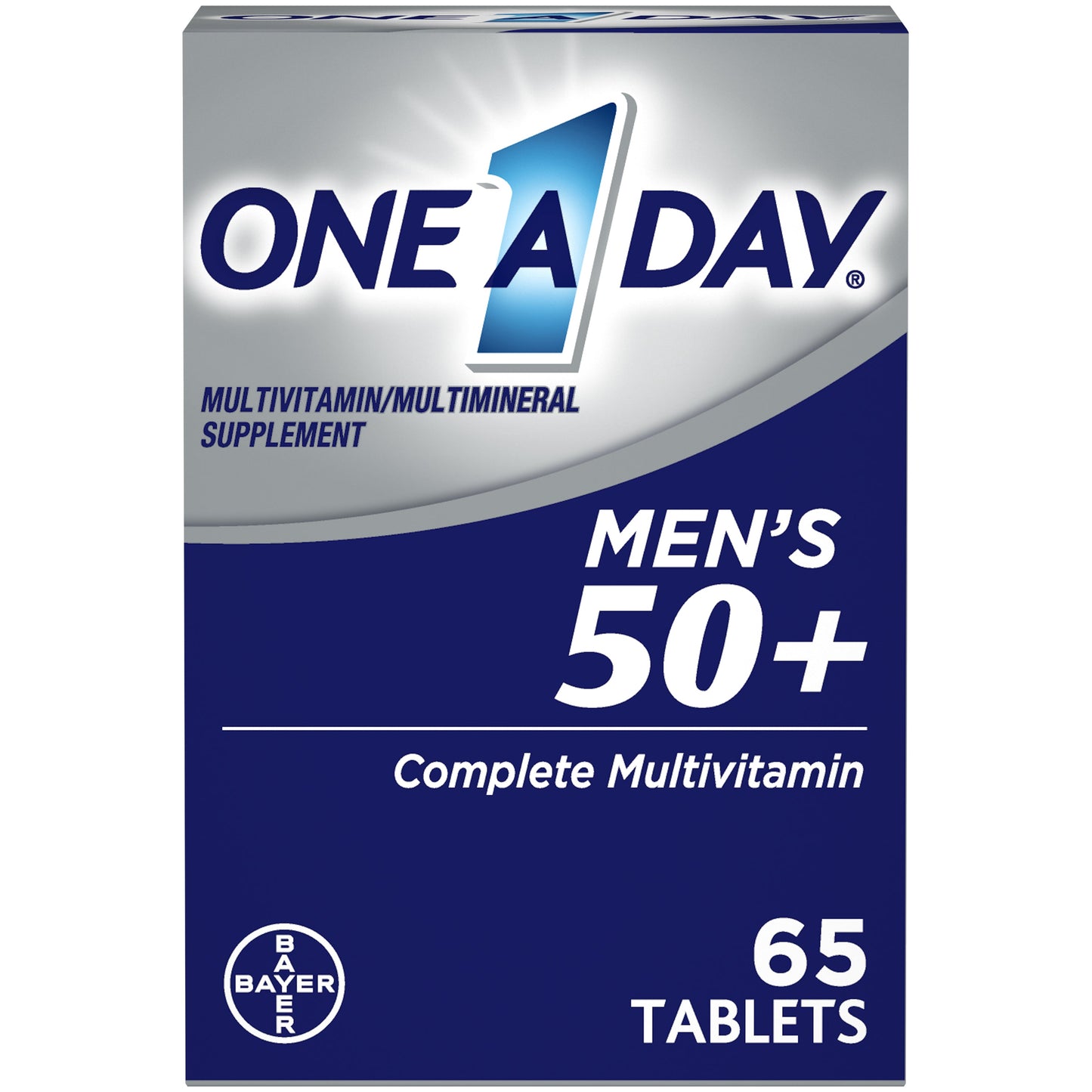 One-A-Day Mens 50+ Advantage; 65 Piece; 3 Per Box; 8 Per Case