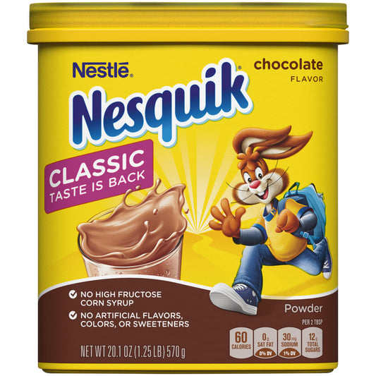 Nesquik Chocolate Powder; 20.1 Ounces; 12 Per Case