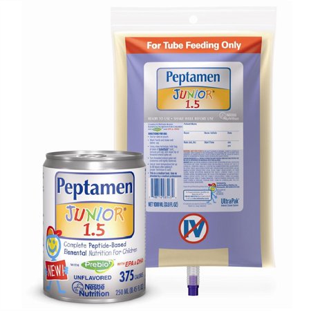 Peptamen Junior 1.5 Spikeright Plus 6 X 1000 Ml Ultrapak Bags; 33.8 Fluid Ounce; 6 Per Case - High Mart Wholesale