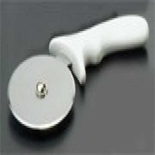 American Metalcraft Pizza Cutter White Plastic Handle; 1 Each - High Mart Wholesale