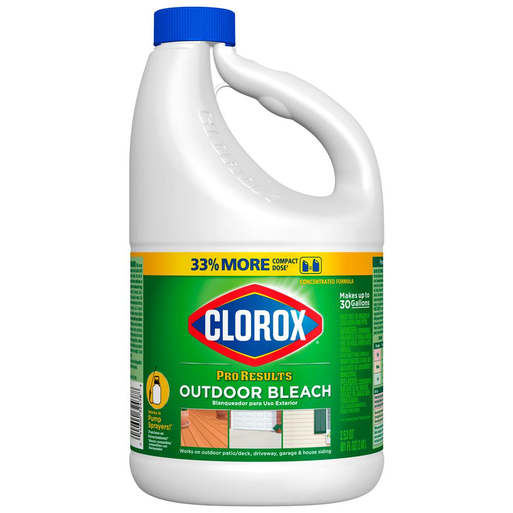 Clorox Outdoor Bleach For Cleaning; 81 Fluid Ounces; 6 Per Case - High Mart Wholesale