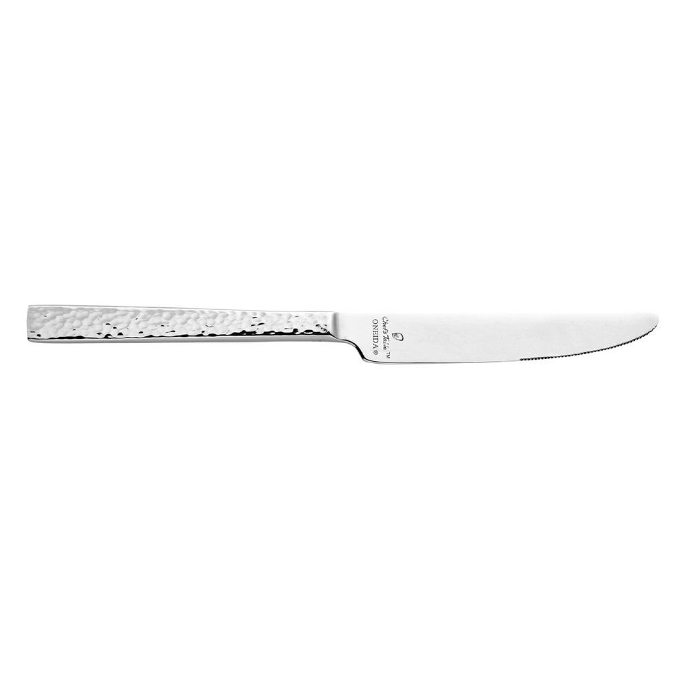 Oneida Dinner Knife Hammered Finished; 12 Each; 1 Per Case - High Mart Wholesale