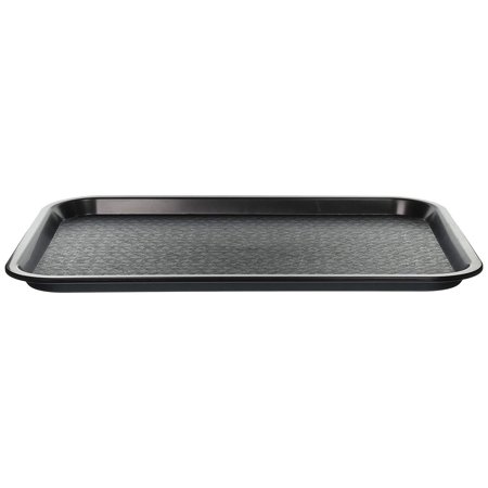 Winco 12 Inch X 16 Inch Black Fast Food Tray; 12 Each; 1 Per Case - High Mart Wholesale