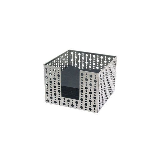 Front Of The House- Foh Stainless Steel Napkin Holder Dotted; 4 Each; 1 Per Case - High Mart Wholesale
