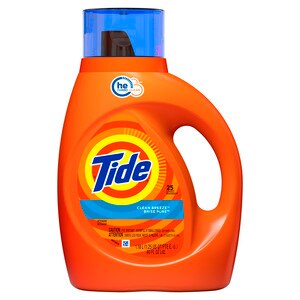 Tide Liquid Detergent Clean Breeze High Efficiency; 37 Fluid Ounces; 6 Per Case