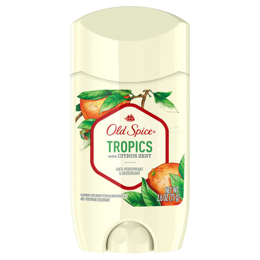 Old Spice Invisible Solid Deodorant For Men Inspired By Nature; 2.6 Ounces; 3 Per Box; 4 Per Case