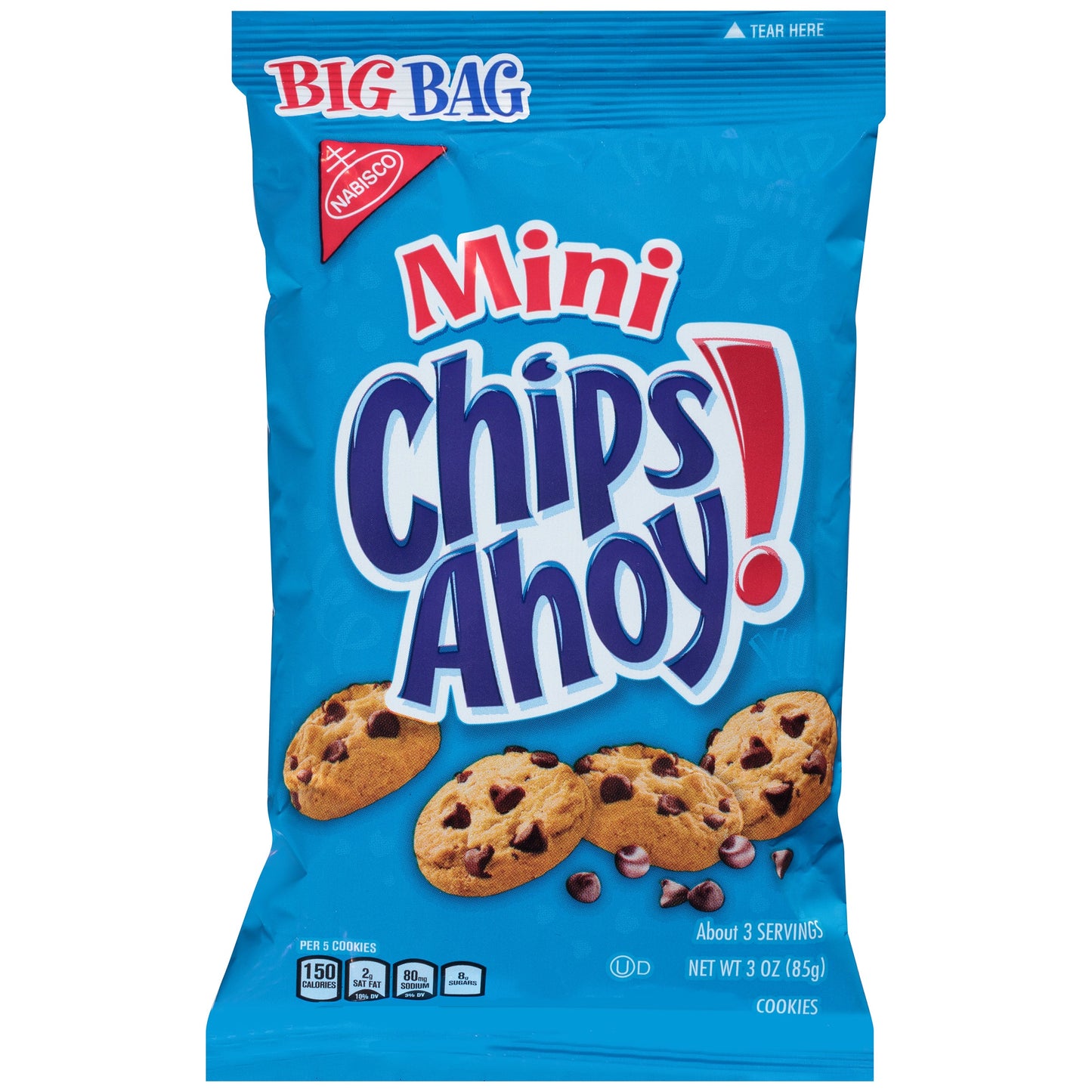 Chips Ahoy Nabisco Mini Snack; 3 Ounces; 12 Per Case - High Mart Wholesale